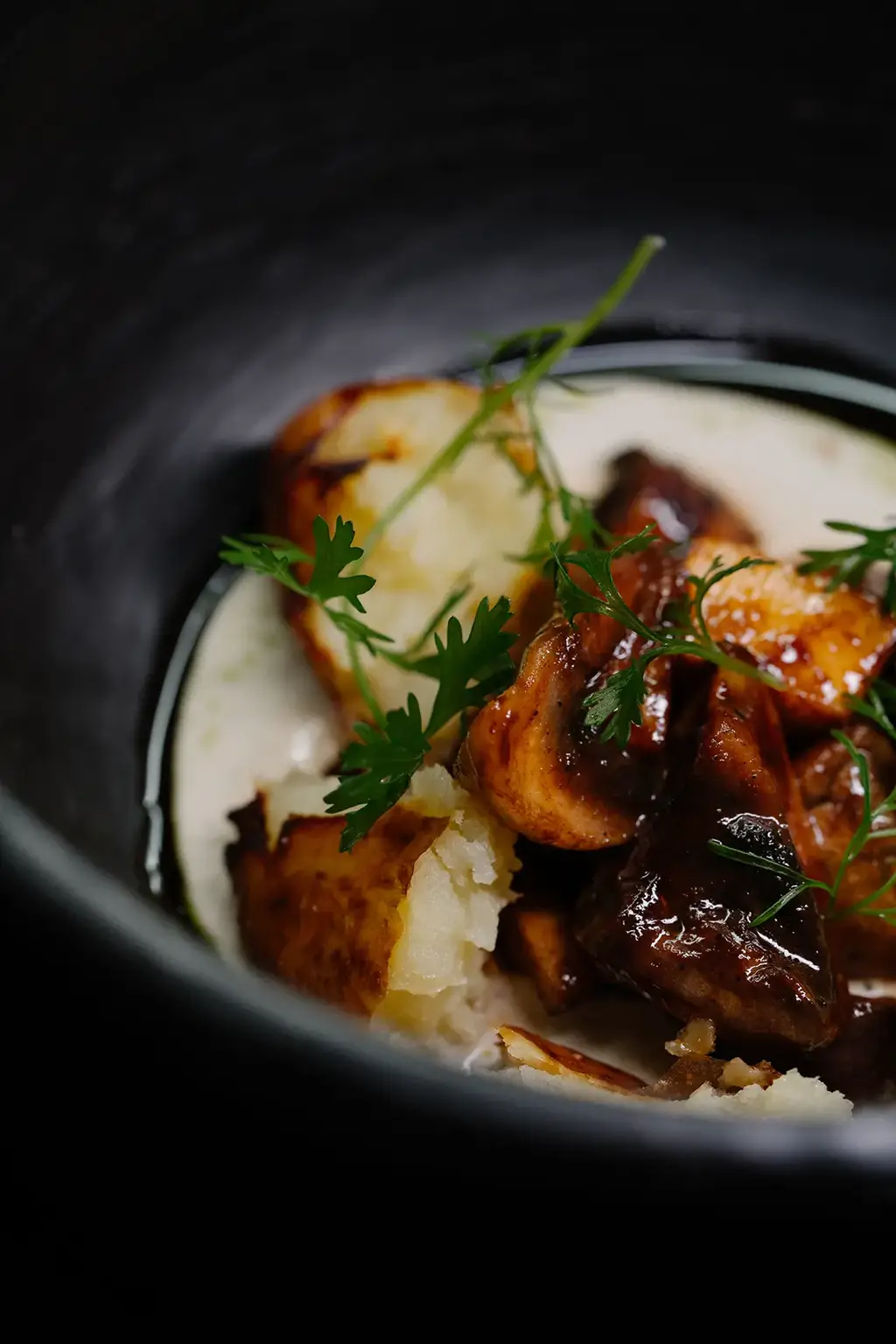 Dinner course at Evolution by Pikaia