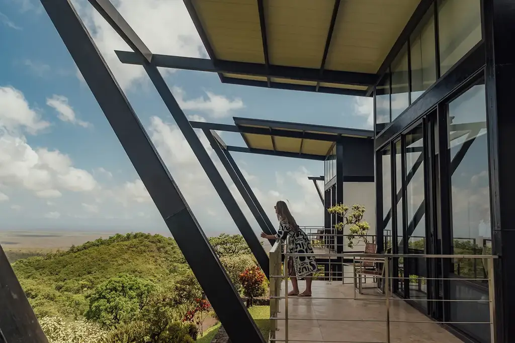 Suite terrace at Pikaia Lodge