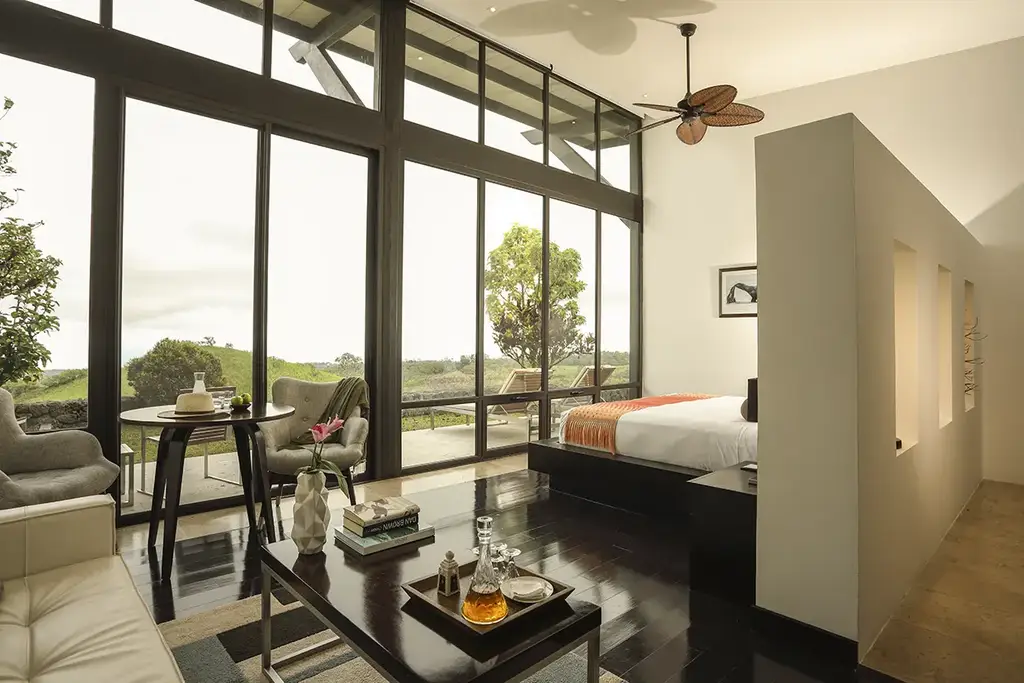 Garden Suite looking out to the landscape
